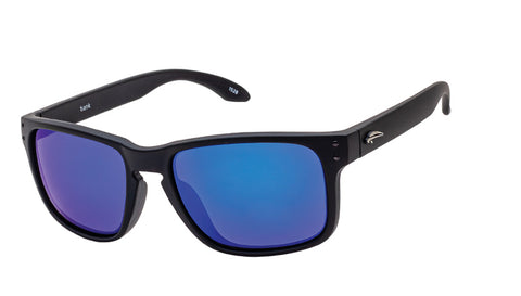 Matte Black / Blue Revo