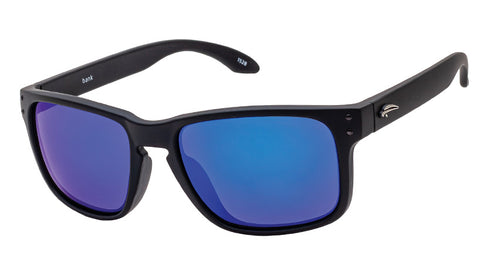 Matte Black / Blue Revo