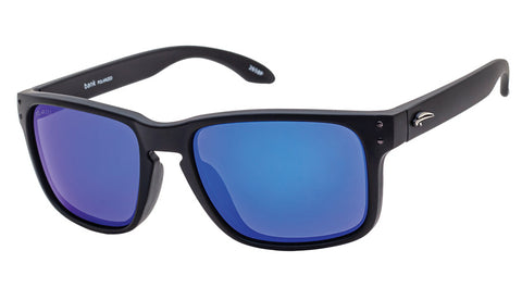 Matte Black / Blue Revo