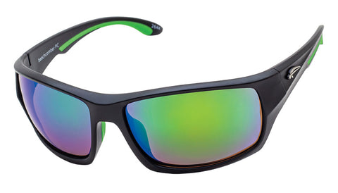 Matte Black / Green Revo