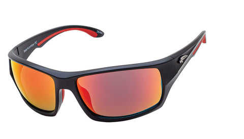 Matte Black / Red Revo