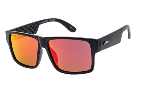 Matte Black / Red Revo