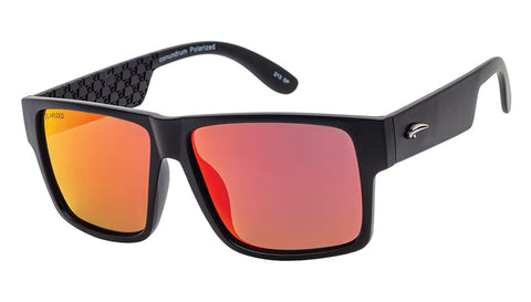 Matte Black / Red Revo