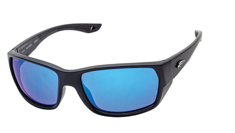 Matte Black / Blue Revo