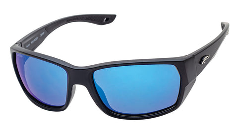 Matte Black / Blue Revo