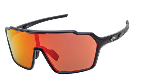 Matte Black / Red Revo