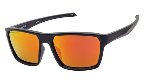 Matte Black / Red Revo