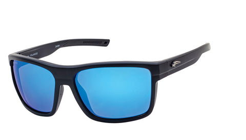 Matte Black / Blue Revo