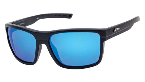 Matte Black / Blue Revo