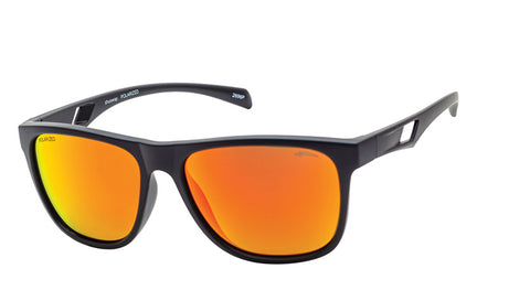 Matte Black / Orange Revo