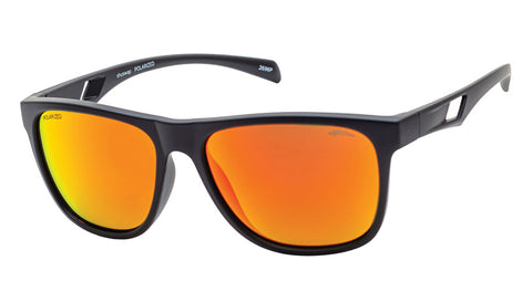 Matte Black / Orange Revo