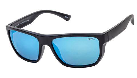 Matte Black / Blue Revo