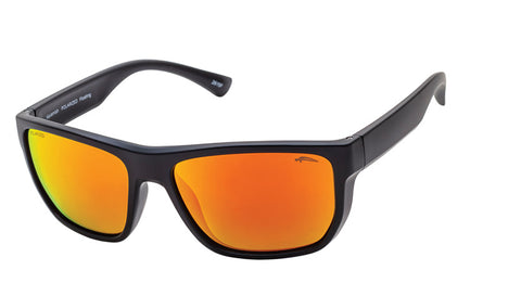 Matte Black / Orange Revo